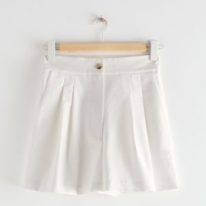 & Other Stories Pleated Shorts